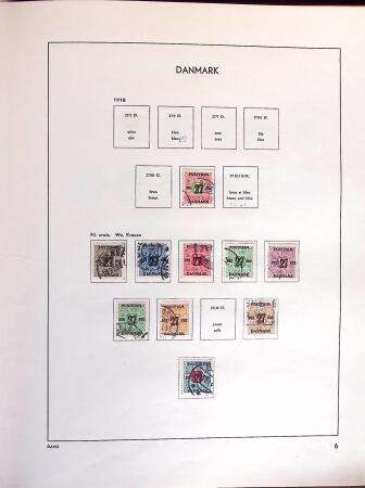 1851-1980, Beginner's collection of Denmark in Davo