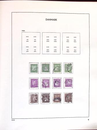 1851-1980, Beginner's collection of Denmark in Davo