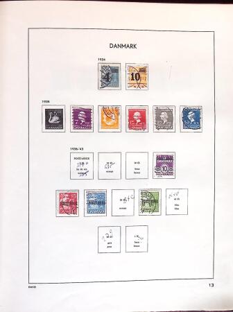 1851-1980, Beginner's collection of Denmark in Davo