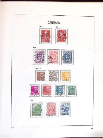 1851-1980, Beginner's collection of Denmark in Davo