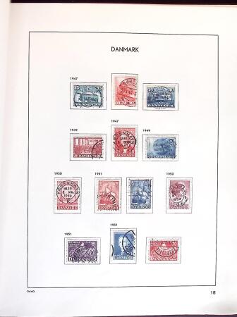 1851-1980, Beginner's collection of Denmark in Davo