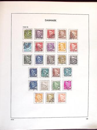 1851-1980, Beginner's collection of Denmark in Davo