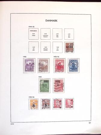 1851-1980, Beginner's collection of Denmark in Davo