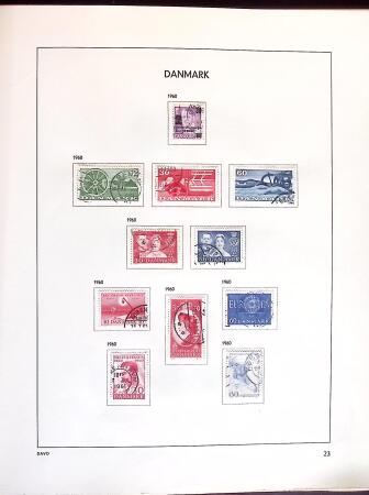 1851-1980, Beginner's collection of Denmark in Davo