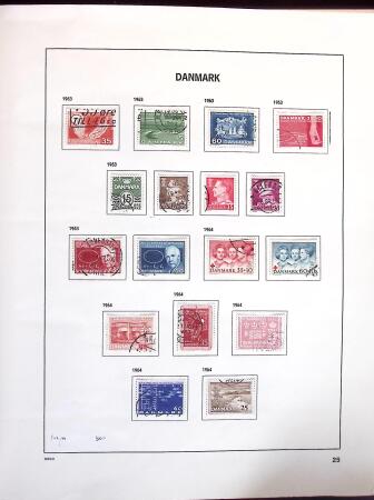 1851-1980, Beginner's collection of Denmark in Davo