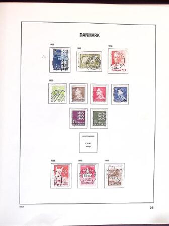 1851-1980, Beginner's collection of Denmark in Davo