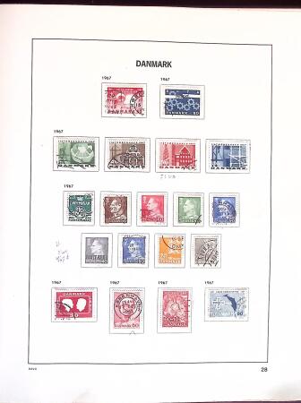 1851-1980, Beginner's collection of Denmark in Davo