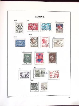 1851-1980, Beginner's collection of Denmark in Davo