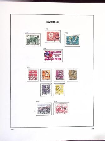 1851-1980, Beginner's collection of Denmark in Davo