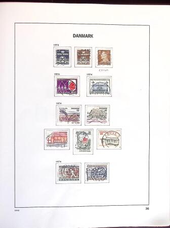 1851-1980, Beginner's collection of Denmark in Davo