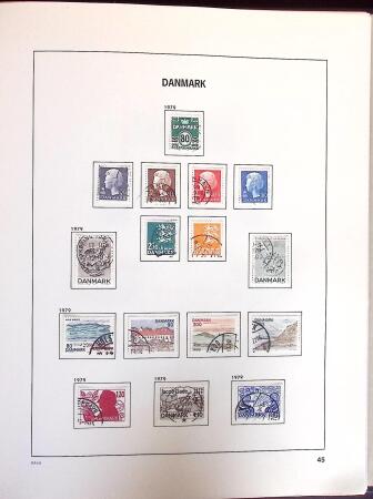 1851-1980, Beginner's collection of Denmark in Davo