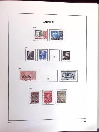 1851-1980, Beginner's collection of Denmark in Davo