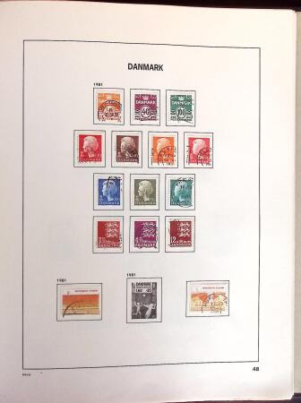 1851-1980, Beginner's collection of Denmark in Davo