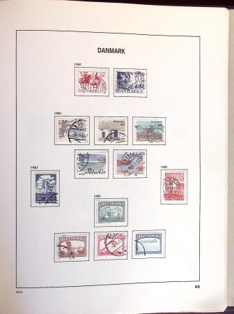 1851-1980, Beginner's collection of Denmark in Davo