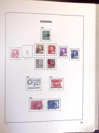 1851-1980, Beginner's collection of Denmark in Davo