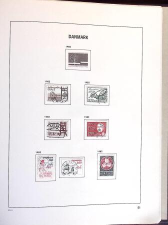 1851-1980, Beginner's collection of Denmark in Davo