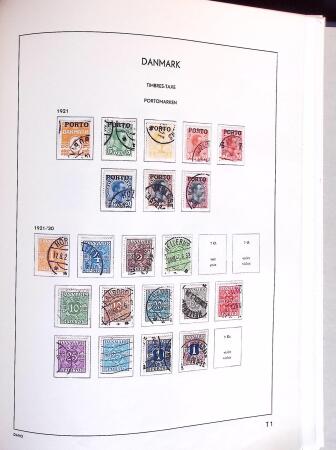 1851-1980, Beginner's collection of Denmark in Davo