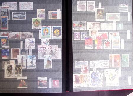 1851-1980, Used collection of Denmark in two stockbook,