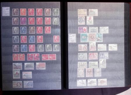 1851-1980, Used collection of Denmark in two stockbook,