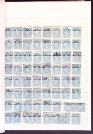 1849-2000, Petit ensemble d'oblitérés en un classeurs,