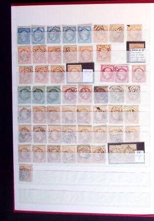 1849-2000, Petit ensemble d'oblitérés en un classeurs,