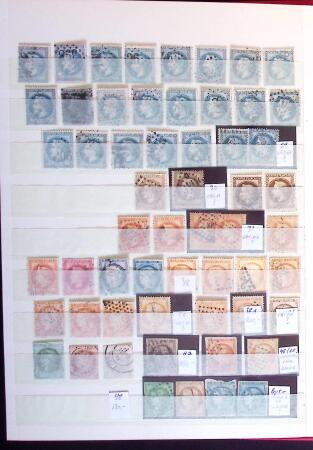 1849-2000, Petit ensemble d'oblitérés en un classeurs,