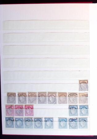 1849-2000, Petit ensemble d'oblitérés en un classeurs,