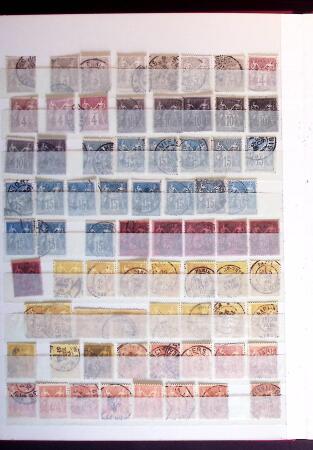 1849-2000, Petit ensemble d'oblitérés en un classeurs,