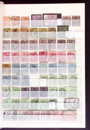 1849-2000, Petit ensemble d'oblitérés en un classeurs,
