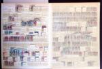 1900-40, Lot of almost 4000 PERFINS from a range of