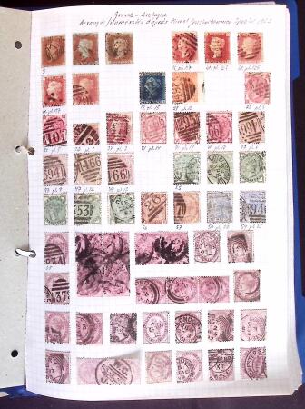 1841-1980, Used collection of GB in one folder including