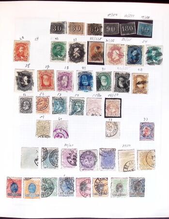 1880-1980, Mint and used all-world collection in six