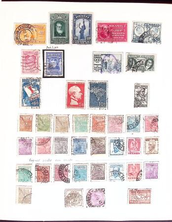 1880-1980, Mint and used all-world collection in six