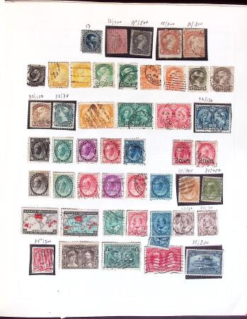 1880-1980, Mint and used all-world collection in six