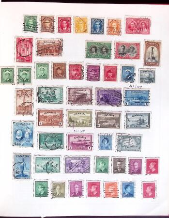 1880-1980, Mint and used all-world collection in six