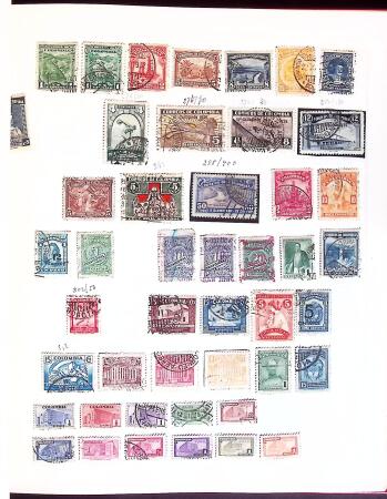 1880-1980, Mint and used all-world collection in six