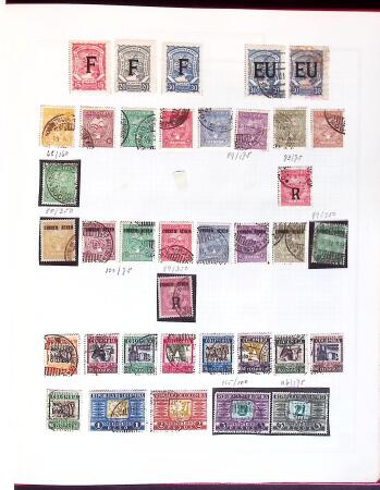 1880-1980, Mint and used all-world collection in six