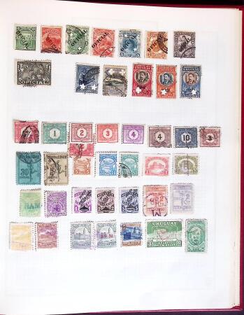 1880-1980, Mint and used all-world collection in six