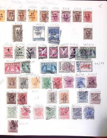 1880-1980, Mint and used all-world collection in six