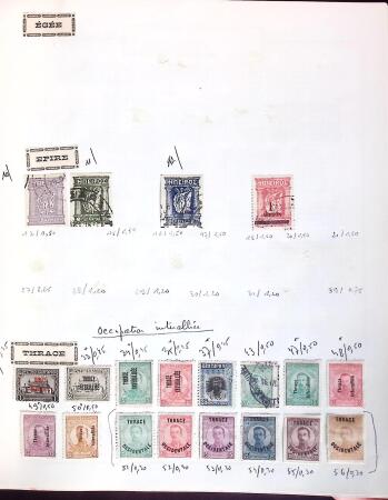 1880-1980, Mint and used all-world collection in six