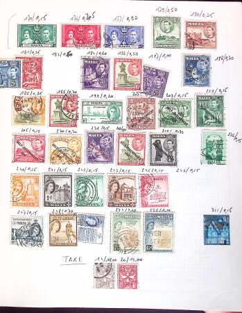 1880-1980, Mint and used all-world collection in six
