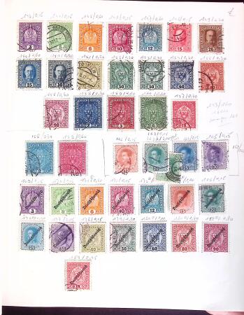 1880-1980, Mint and used all-world collection in six