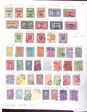 1880-1980, Mint and used all-world collection in six