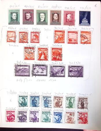 1880-1980, Mint and used all-world collection in six