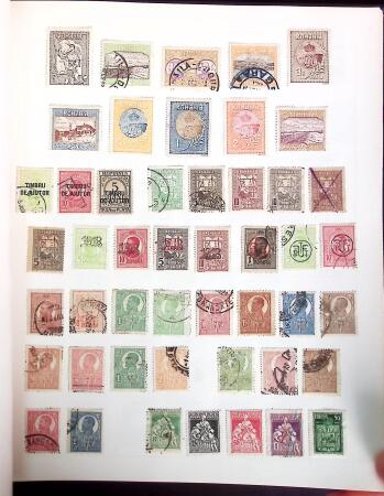 1880-1980, Mint and used all-world collection in six