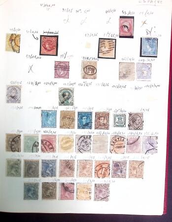 1880-1980, Mint and used all-world collection in six