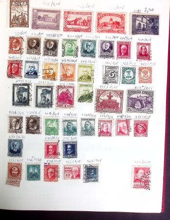 1880-1980, Mint and used all-world collection in six