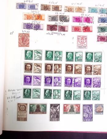 1880-1980, Mint and used all-world collection in six