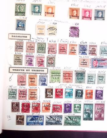 1880-1980, Mint and used all-world collection in six