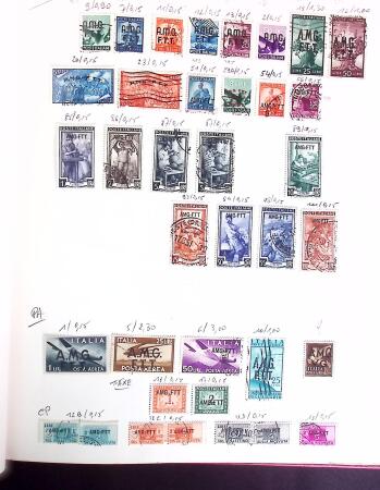 1880-1980, Mint and used all-world collection in six
